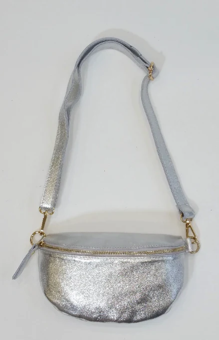 Sac banane irrisé - Argenté 