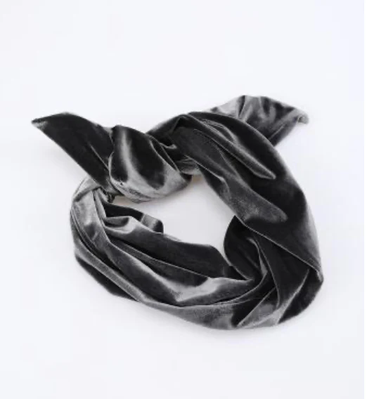 Bandeau / chouchou gris