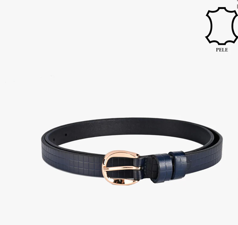 Ceinture en Cuir Noir