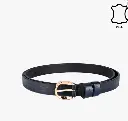 Ceinture en Cuir Noir