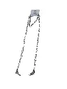 Chaine pour lunettes - argent