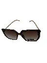 Lunettes écailles branche chaine doré