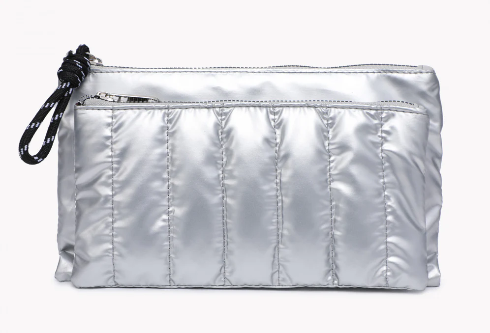 Pochette / Porte-feuille Argenté