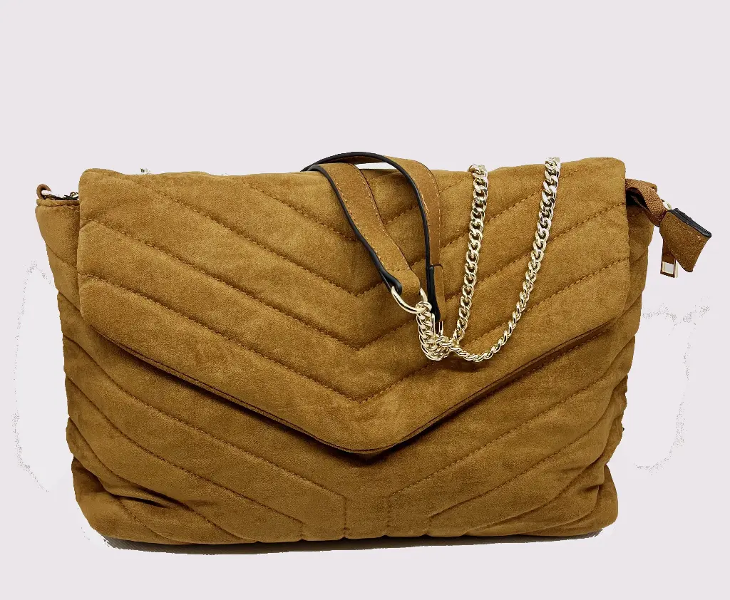 Sac Bandoulière chaine camel