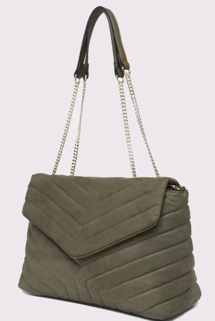 Sac Bandoulière chaine kaki