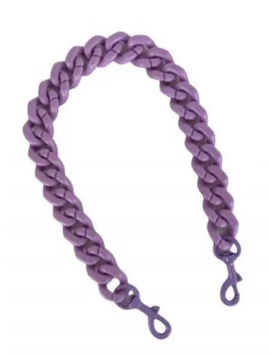 [BDL_CH_0001_MAU] Bandoulière en chaine - Mauve