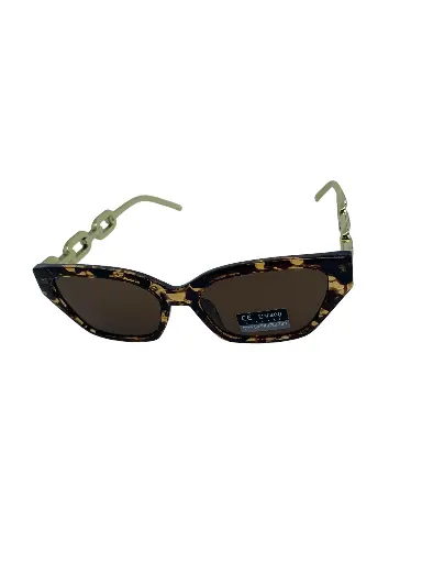 [LDS_CH_0001_ECA] Lunettes écaille chaine doré