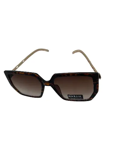 [LDS_CH_0002_ECA] Lunettes écailles branche chaine doré