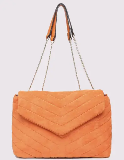 [SAC_BD_0005_ORG] Sac Bandoulière chaîne orange