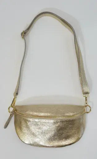 [SAC_BN_0003_DOR] Sac banane irrisé - Doré