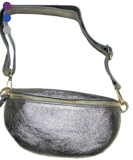 [SAC_BN_0003_GRS] Sac banane irrisé - Gris